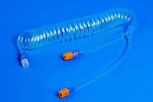 Jednorazové nízkotlakové konektor hadice s Y konektoru a jeden spätný ventil 250cm / 150cm